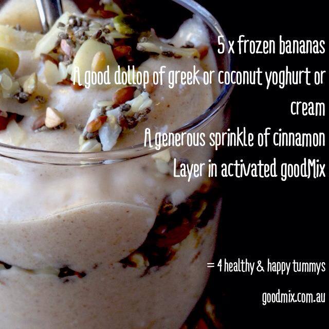 Blendy, Banana and Yoghurt Layer Cup