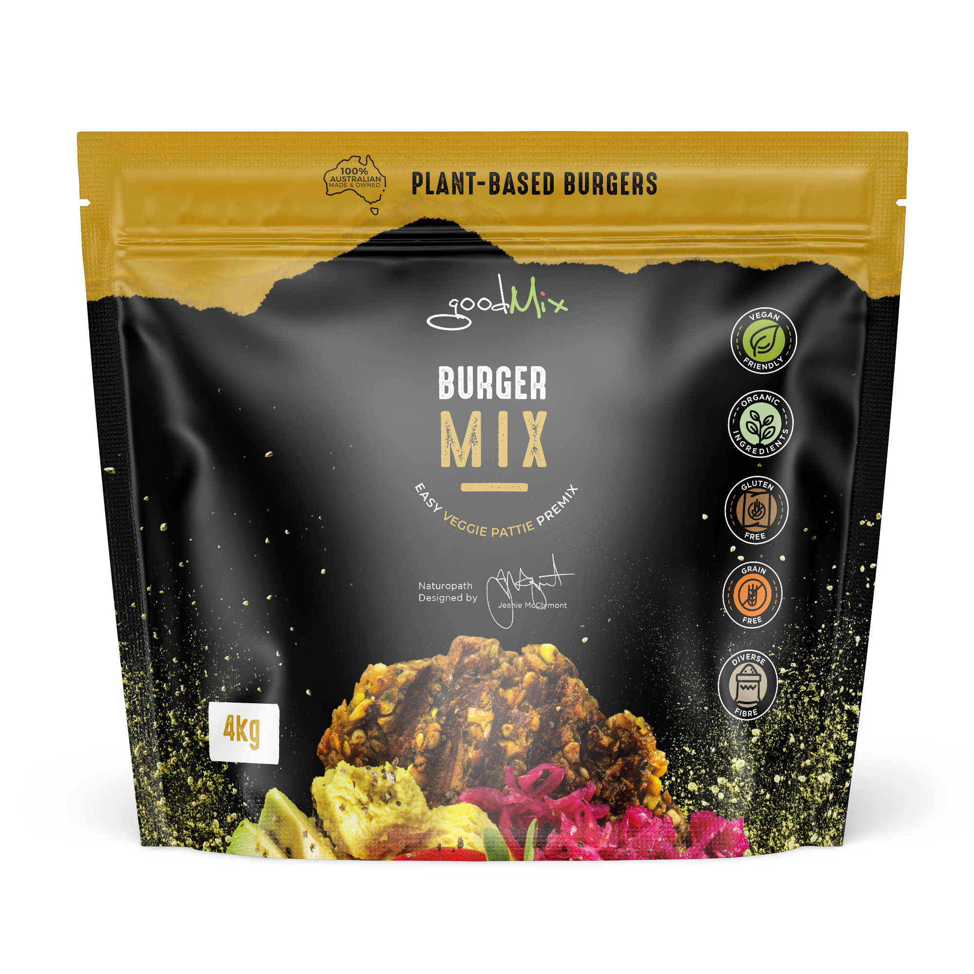 Burger Mix - Vegan Burger Pattie Premix