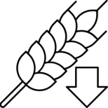 Lower carb icon