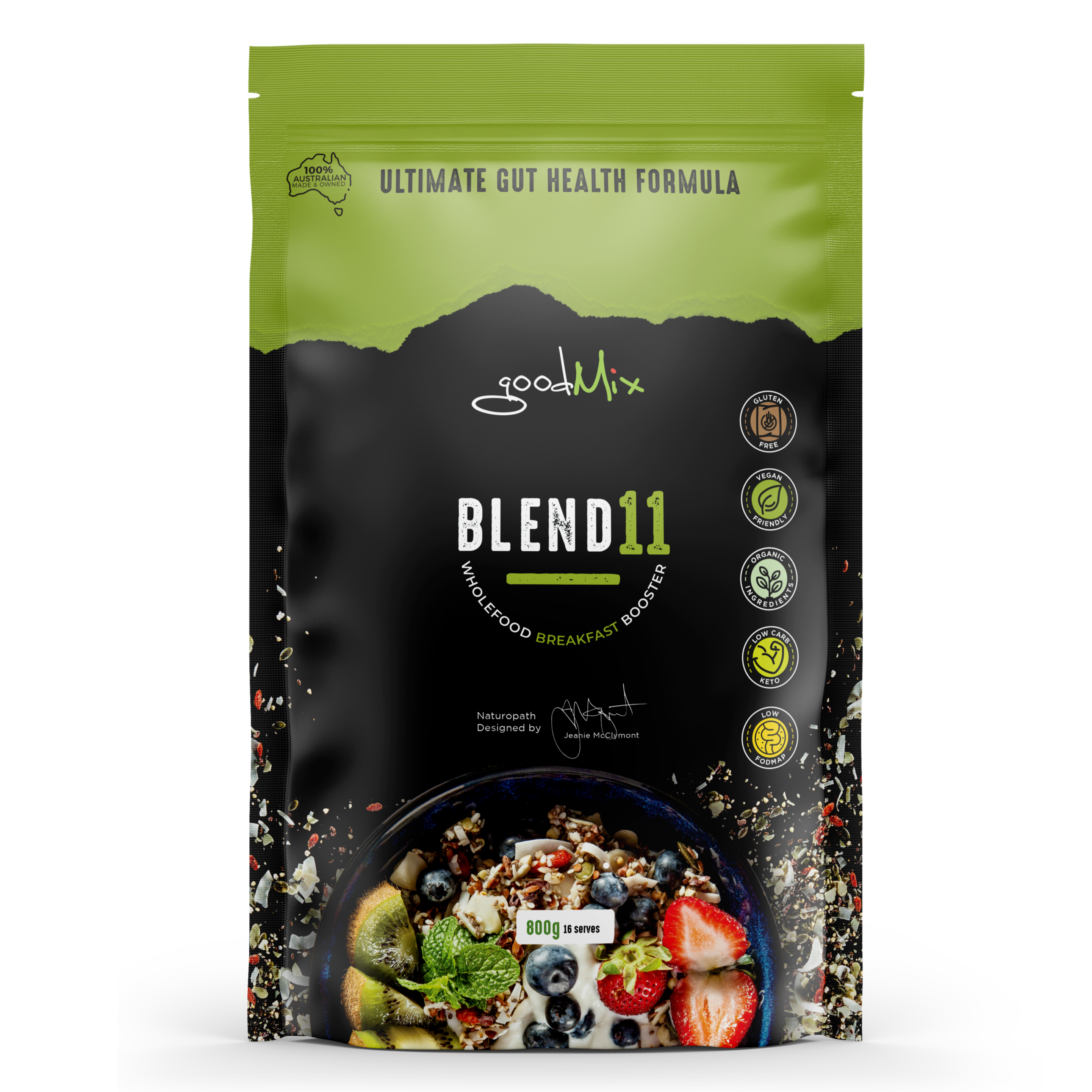 Blend 11: Low carb, gluten free bircher muesli (Best Poos Ever!)