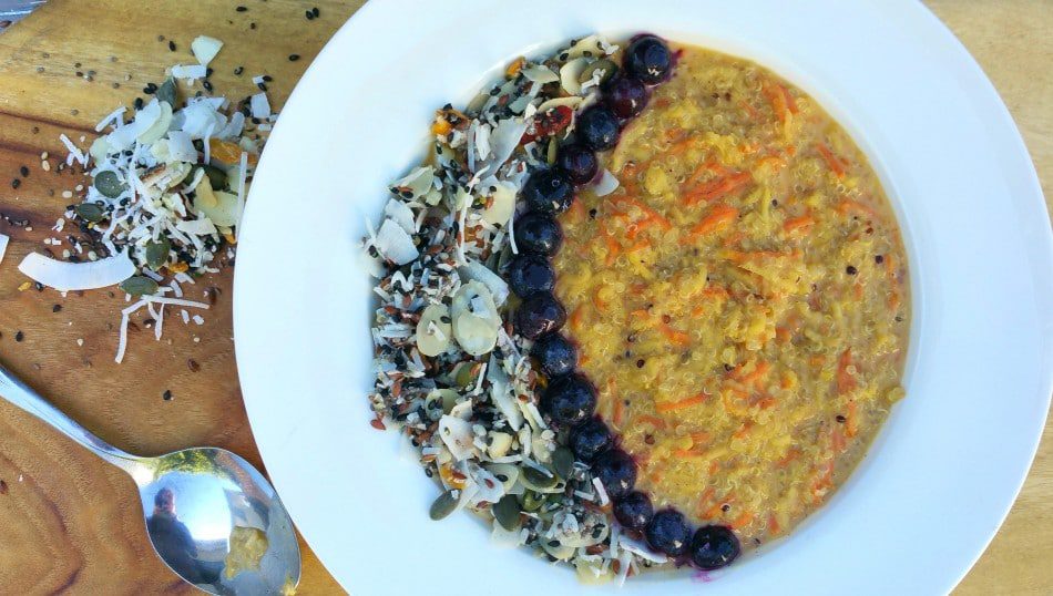 CARROT CAKE QUINOA PORRIDGE