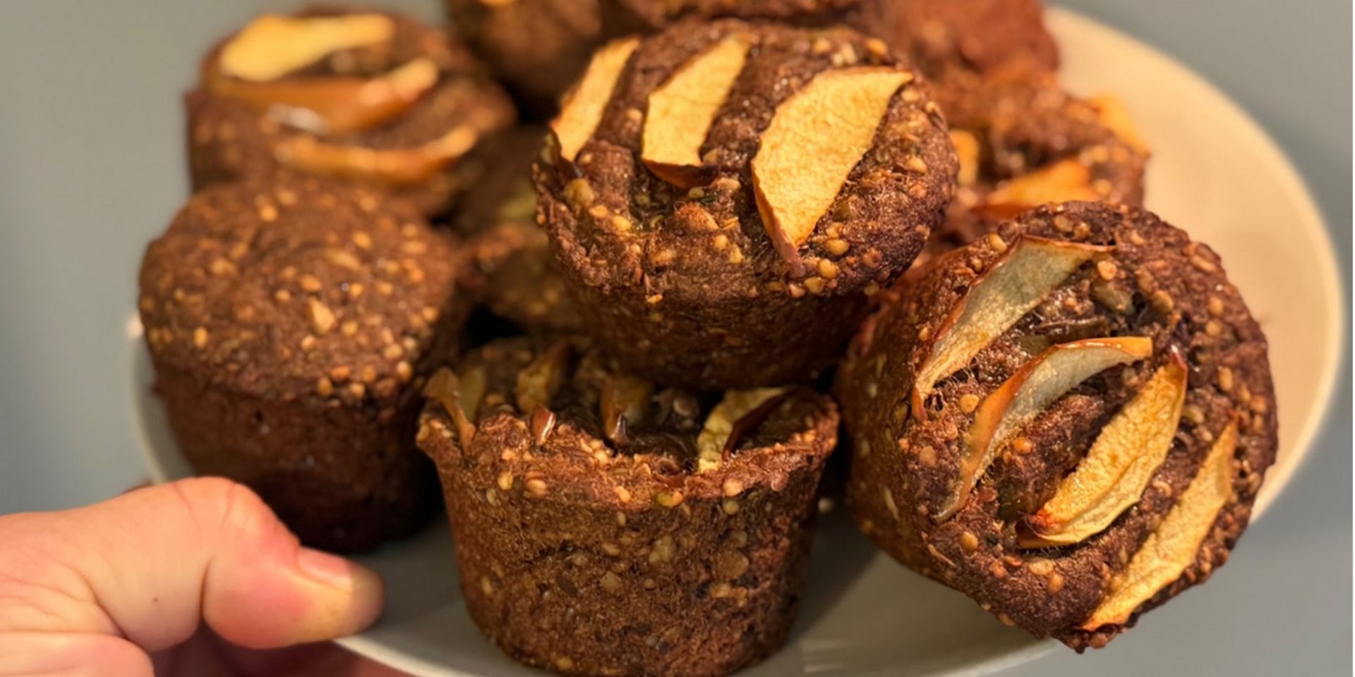 Apple and Cinnamon Muffins - Gluten Free, Lower Carb