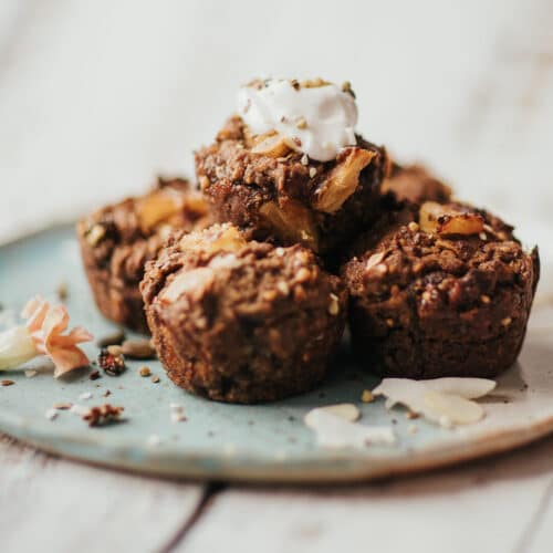 Green Banana and Pineapple Breakfast Muffins