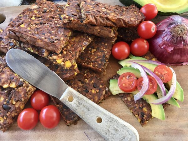 Black Bean & Corn Savoury Slice