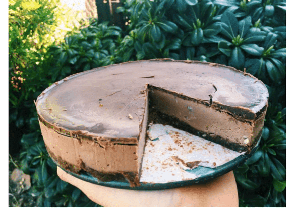 No Bake Nutella Cheesecake