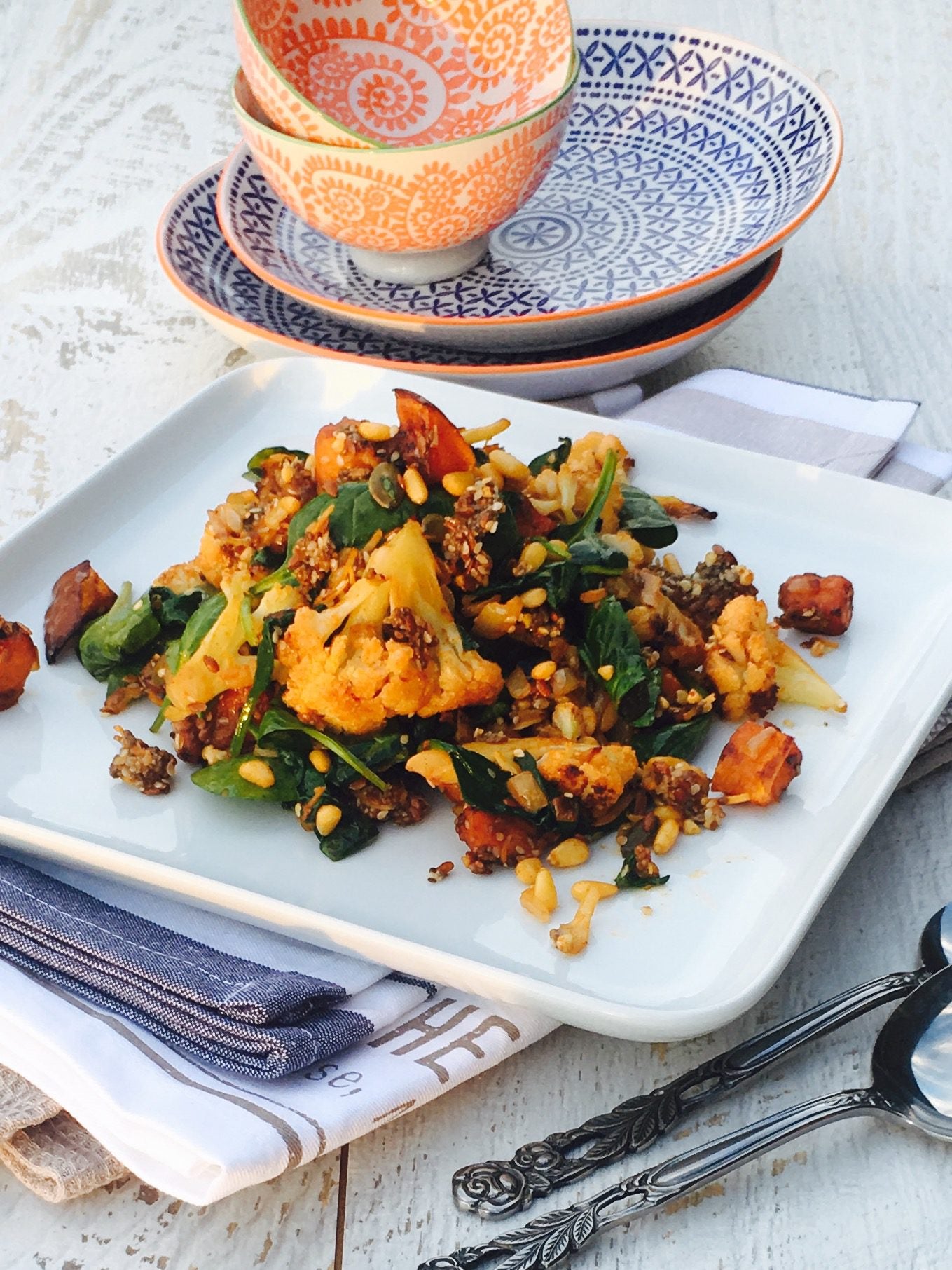 CAULIFLOWER, PUMPKIN, PINENUT &amp; PAPRIKA SALAD