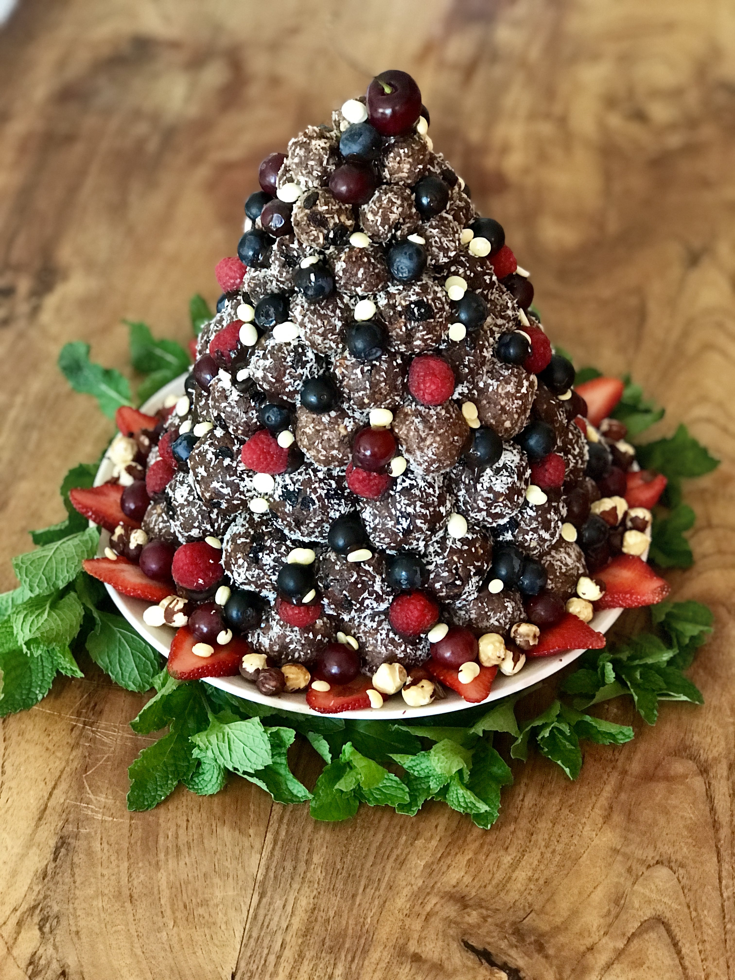 Rum Ball Christmas Tree