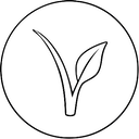 100% vegan friendly icon
