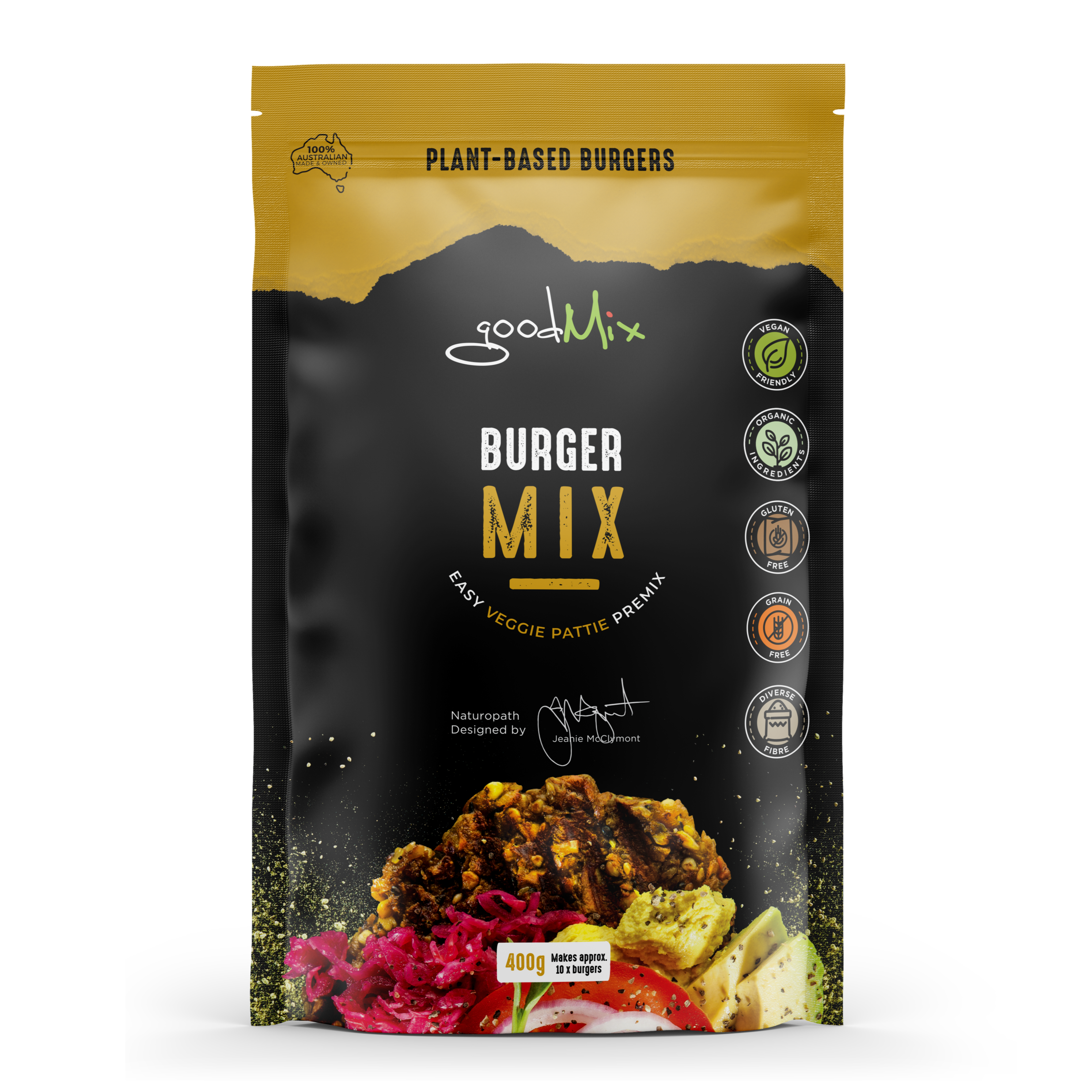 Burger Mix vegan burger patties premix 400g